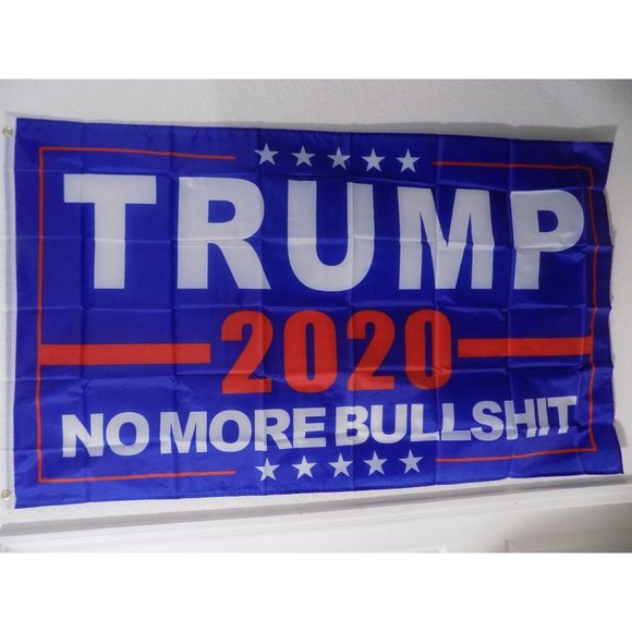 Trump 2020 No More BS Flags - 3 x 5 (Red\White\Blue) - Picture 1 of 1
